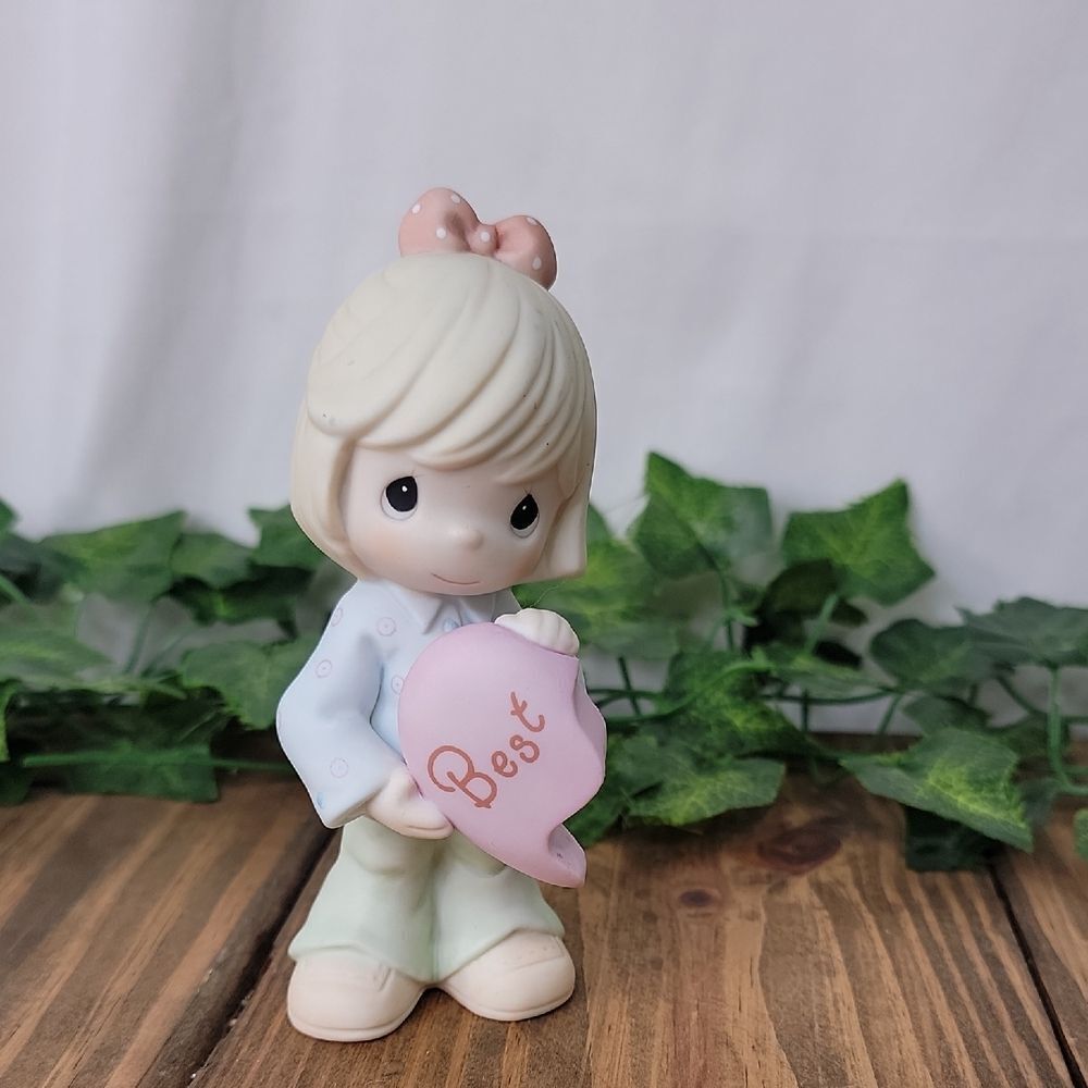 Precious Moments.Collectible Figurine. Missing Her Best Friend.  Like New.